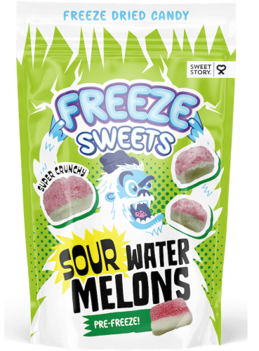 Freeze Sweets Frystorkat Sour Watermelons 40g – Coopers Candy
