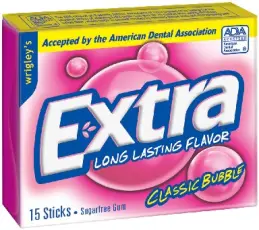 Wrigleys Extra Bubblegum 40g – Coopers Candy