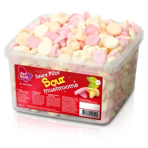 Red Band Sour Mushrooms 680g – Coopers Candy