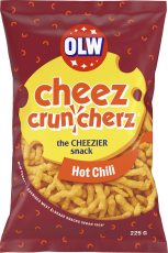 OLW Cheez Cruncherz Hot Chili 225g – Coopers Candy