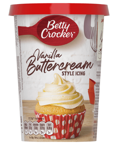 Betty Crocker Vanilla Buttercream Frosting 400g – Coopers Candy