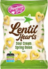 Green Star Lentil Hearts Sour Cream & Onion 100g – Coopers Candy