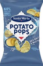 Santa Maria Potato Pops Sea Salt Butter 100g – Coopers Candy