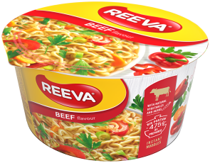 Reeva Instant Noodles Beef Bowl 75g – Coopers Candy