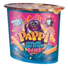 Pappi Birthday Cake Cream & Sticks 55g – Coopers Candy