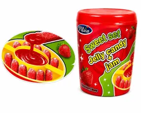 Sweet Set Jelly Candy & Jam Strawberry 60g &ndash; Coopers Candy