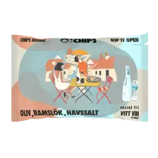 &Ouml;-Chips Vitt Vin - Oliv, Ramsl&ouml;k, Havssalt 50g &ndash; Coopers Candy