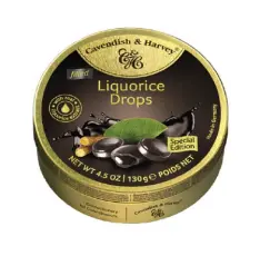 Cavendish & Harvey Liquorice Filled Drops 130g – Coopers Candy