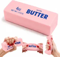 Squishy Butter Toy Pink &ndash; Coopers Candy