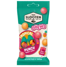 Van Slooten Chews - Tropical Punch 60g – Coopers Candy