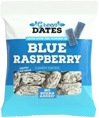 Green Dates Dadlar Blue Raspberry 90g – Coopers Candy