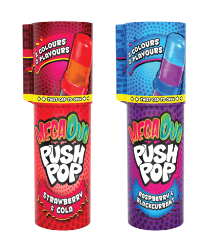 Mega Push Pop Duo 30g (1st) – Coopers Candy