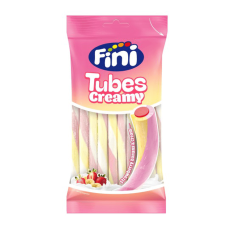 Fini Tubes Creamy Strawberry Banana & Cream 80g – Coopers Candy