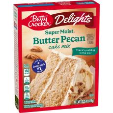 Betty Crocker Cake Mix Super Moist Butter Pecan 375g – Coopers Candy