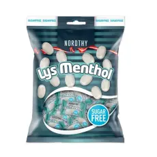 Nordthy Mentolkarameller Sockerfri 125g – Coopers Candy