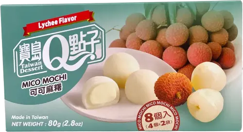 Taiwan Dessert - Mico Mochi Lychee Flavour 80g – Coopers Candy
