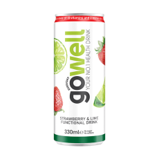 Gowell Strawberry & Lime 33cl – Coopers Candy