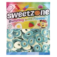 Sweetzone Sour Blue Raspberry Rings 1kg – Coopers Candy