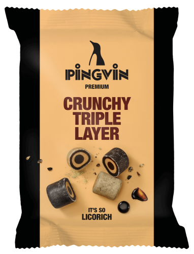 Toms Pingvin Premium Crunchy Triple Layer 90g – Coopers Candy