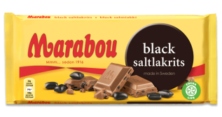 Marabou Black Saltlakrits 100g – Coopers Candy