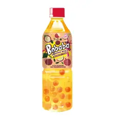 Bobaba Bubble Tea Drink - Passion Fruit & Lychee 500ml – Coopers Candy