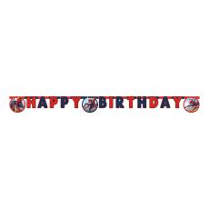 Bokstavsgirlang Happy Birthday Spider-Man – Coopers Candy
