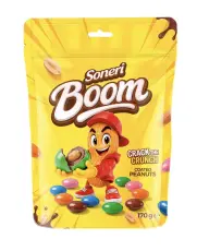 Soneri Boom Chocolate Peanuts 170g &ndash; Coopers Candy