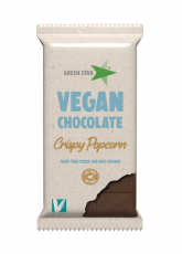 Green Star Vegan Choklad Crispy Popcorn 90g – Coopers Candy