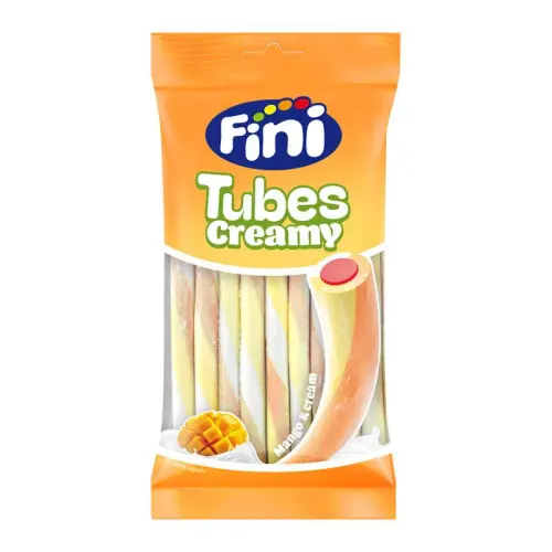 Fini Tubes Creamy Mango & Cream 80g – Coopers Candy