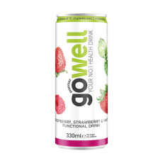 Gowell Raspberry Strawberry Mint 33cl – Coopers Candy