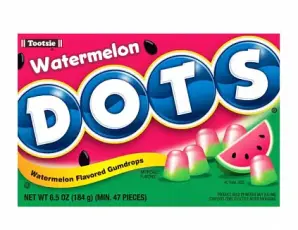 Tootsie Dots Watermelon Box 184g – Coopers Candy