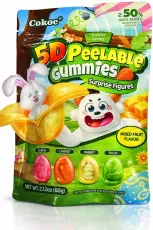 Cokoc 5D Peelable Gummies Mixed Fruit P&aring;sk 60g &ndash; Coopers Candy