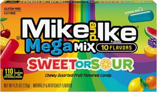 Mike and Ike Mega Mix Sweet or Sour 120g – Coopers Candy