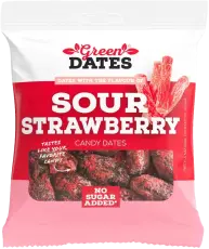 Green Dates Dadlar Sour Strawberry 90g – Coopers Candy