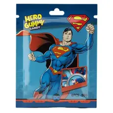 Hero Gummy Candy Gelegodisboll Superman 80g – Coopers Candy