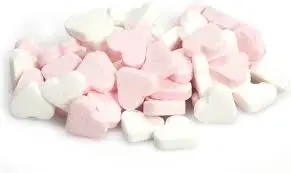 Fortuin Mini Peppermint Hjärtan Rosa & Vit 1kg – Coopers Candy