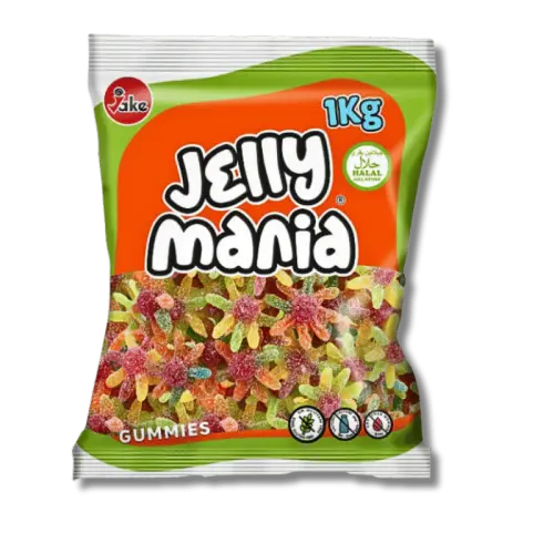 Jake Jelly Mania Sour Octopus 1kg – Coopers Candy