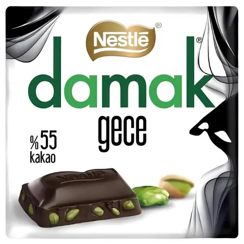 Nestle Damak Dark Chocolate with Pistachios 60g – Coopers Candy
