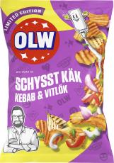 OLW Schysst Käk Kebab & Vitlök Chips 250g – Coopers Candy