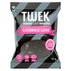 Tweek Licorice Love 80g – Coopers Candy