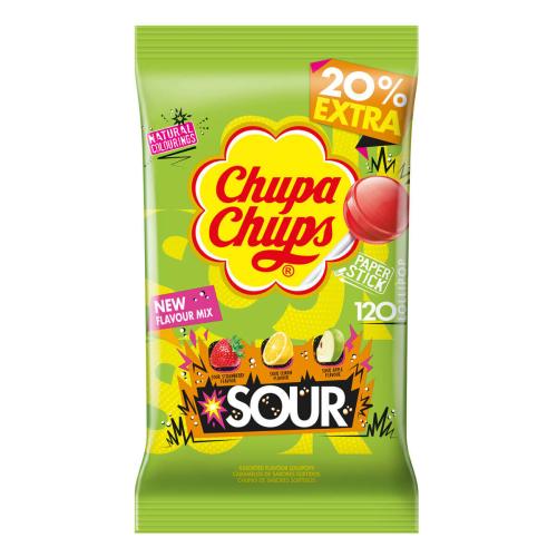 Chupa Chups Sour Assorted Klubbor 120st (1.4kg) – Coopers Candy