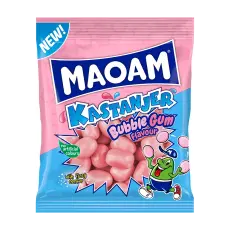 MAOAM Kastanjer BubbleGum p&aring;se 120g &ndash; Coopers Candy