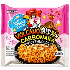 Paldo Volcano Chicken Carbonara Noodle 130g &ndash; Coopers Candy
