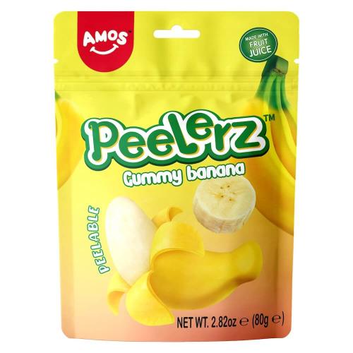 Peelerz Peelable Gummy Banana 80g – Coopers Candy