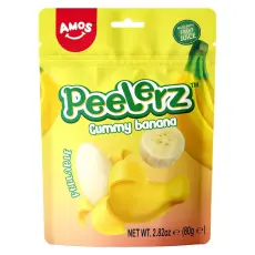 Peelerz Peelable Gummy Banana 80g – Coopers Candy