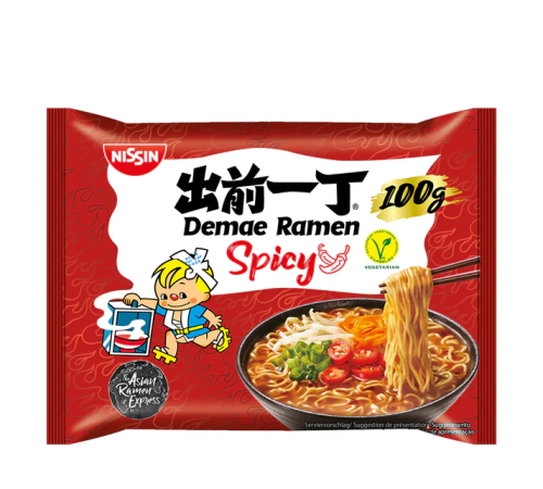 Nissin Demae Ramen Spicy 100g – Coopers Candy