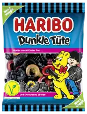 Haribo Dunkle Tüte 175g – Coopers Candy