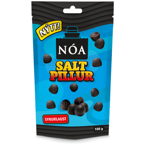 Nóa Saltpillur Sockerfria 100g – Coopers Candy