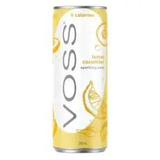 Voss Kolsyrat Vatten Lemon Cucumber 330ml &ndash; Coopers Candy