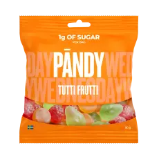 P&auml;ndy Candy Tutti Frutti 50g &ndash; Coopers Candy